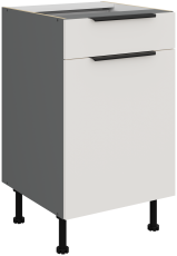 Donji ormarić Aria - bijela/antracit - 50 D 1F 1S BB 