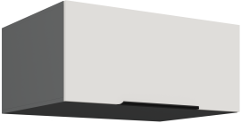 Gornji ormarić Aria - bijela/antracit - 80 NAGU-36 1F