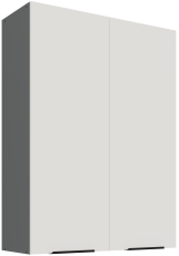 Gornji ormarić Aria - bijela/antracit - 80 G-108 2F