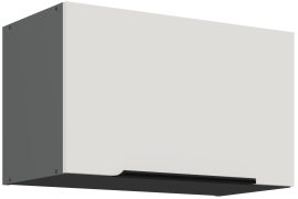 Gornji ormarić Aria - bijela/antracit - 60 GU-36 1F