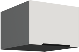 Gornji ormarić Aria - bijela/antracit - 50 NAGU-36 1F