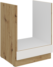 Donji ormarić za ugradbenu pećnicu Aria - bijela/artisan hrast - 60 D GAZ BB