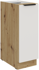 Donji ormarić Aria - bijela/artisan hrast - 30 D CARGO BB