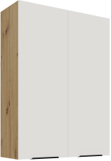 Gornji ormarić Aria - bijela/artisan hrast - 80 G-108 2F