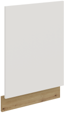 Vrata za ugradbenu perilicu posuđa Aria - bijela/artisan hrast - ZM 570x446