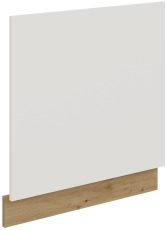 Vrata za ugradbenu perilicu posuđa Aria - bijela/artisan hrast - ZM 570x596