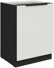 Donji ormarić Aria - bijela/crna - 60 D 1F BB