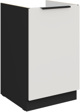 Donji ormarić Aria - bijela/crna - 50 ZL 1F BB