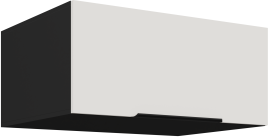 Gornji ormarić Aria - bijela/crna - 80 NAGU-36 1F