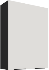 Gornji ormarić Aria - bijela/crna - 80 G-108 2F