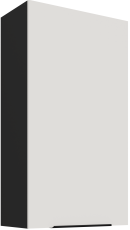 Gornji ormarić Aria - bijela/crna - 60 G-108 1F