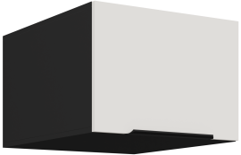 Gornji ormarić Aria - bijela/crna - 50 NAGU-36 1F