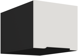 Gornji ormarić Aria - bijela/crna - 40 NAGU-36 1F