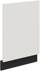 Vrata za ugradbenu perilicu posuđa Aria - bijela/crna - ZM 570x446