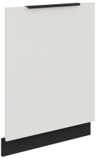 Vrata za ugradbenu perilicu posuđa Aria - bijela/crna - ZM 713x596