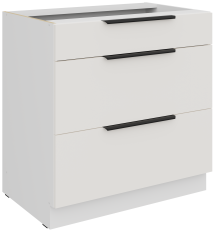 Donji ormarić Aria - bijela - 80 D 3S BB 