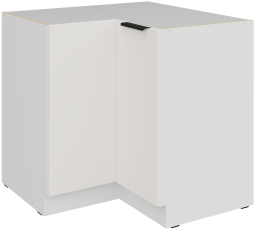 Donji kutni ormarić Aria - bijela - 90x90 DN 2F BB