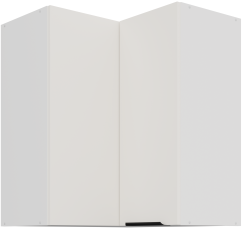 Gornji kutni ormar Aria - bijeli - 60x60 GN-72 2F (90°)