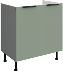 Donji ormarić Aria - akvamarin/antracit - 80 ZL 2F BB