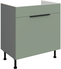 Donji ormarić Aria - akvamarin/antracit - 80 ZL 1S BB