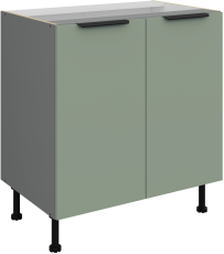 Donji ormarić Aria - akvamarin/antracit - 80 D 2F BB