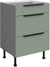 Donji ormarić Aria - akvamarin/antracit - 60 D 3S BB