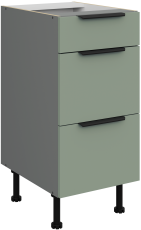 Donji ormarić Aria - akvamarin/antracit - 40 D 3S BB