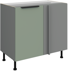 Donji ormarić Aria - akvamarin/antracit - 105 ND 1F BB