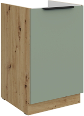 Donji ormarić Aria - akvamarin/artisan hrast - 50 ZL 1F BB