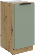 Donji ormarić Aria - akvamarin/artisan hrast - 40 D 1F BB