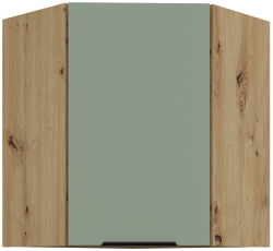 Gornji kutni ormar Aria - akvamarin/artisan hrast - 60x60 GN-72 1F (45°)