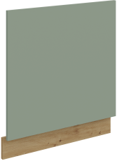 Vrata za ugradbenu perilicu posuđa Aria - akvamarin/artisan hrast - ZM 570x596