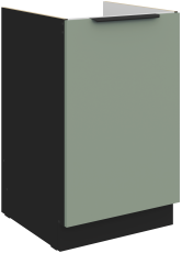 Donji ormarić Aria - akvamarin/crna - 50 ZL 1F BB