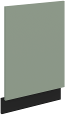 Vrata za ugradbenu perilicu posuđa Aria - aquamarine/crna - ZM 570x446