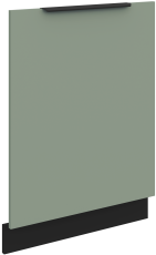 Vrata za ugradbenu perilicu posuđa Aria - akvamarin/crna - ZM 713x596