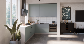 Kuhinjski sastav Aria - akvamarin/bijela