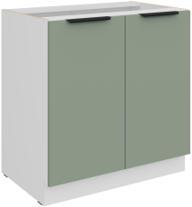 Donji ormarić Aria - akvamarin/bijela - 80 D 2F BB