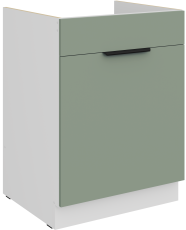 Donji ormarić Aria - akvamarin/bijela - 60 ZL 1S BB