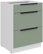 Donji ormarić Aria - akvamarin/bijela - 60 D 3S BB