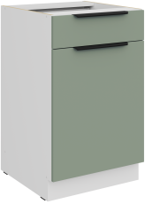 Donji ormarić Aria - akvamarin/bijela - 50 D 1F 1S BB