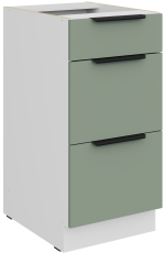 Donji ormarić Aria - akvamarin/bijela - 40 D 3S BB 