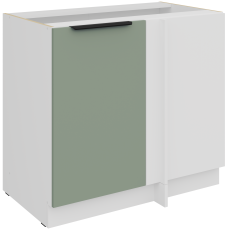 Donji ormarić Aria - akvamarin/bijela - 105 ND 1F BB