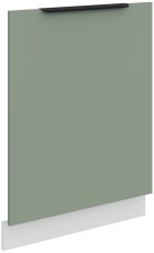 Vrata za ugradbenu perilicu posuđa Aria - aquamarine/bijela - ZM 713x596