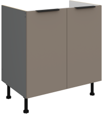 Donji ormarić Aria -  sandgrau/antracit - 80 ZL 2F BB