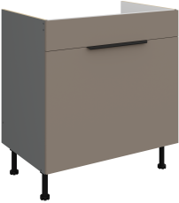 Donji ormarić Aria -  sandgrau/atnracit - 80 ZL 1S BB