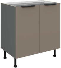 Donji ormarić Aria - sandgrau/antracit - 80 D 2F BB