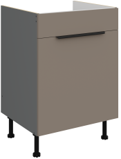 Donji ormarić Aria - pješčano siva/antracit - 60 ZL 1S BB