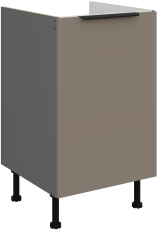 Donji ormarić Aria - sandgrau/antracit - 50 ZL 1F BB