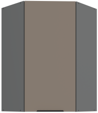 Gornji kutni ormar Aria - sandgrau/antracit - 60x60 GN-90 1F (45°)