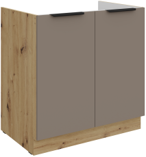 Donji ormarić Aria - sandgrau/artisan hrast - 80 ZL 2F BB